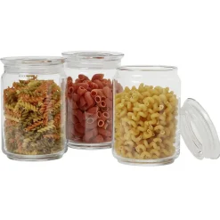 Gifi Pot de conservation en verre x3