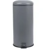 Gifi Nettoyage Et Entretien|Poubelle à pédale 30 L grise