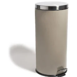Gifi Nettoyage Et Entretien|Poubelle à pédale 30 L taupe