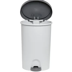 Gifi Nettoyage Et Entretien|Poubelle à pédale gris béton 27L