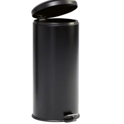 Gifi Nettoyage Et Entretien|Poubelle à pédale métal noir 30 L