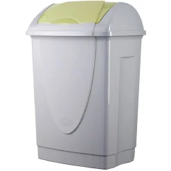 Gifi Nettoyage Et Entretien|Poubelle à rabat 50L