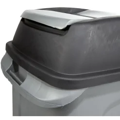 Gifi Nettoyage Et Entretien|Poubelle de garage 70L sur 4 roulettes