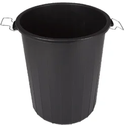 Gifi Nettoyage Et Entretien|Poubelle de jardin noir 70 L