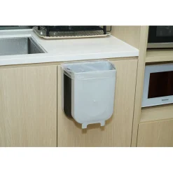 Gifi Nettoyage Et Entretien|Poubelle de porte amovible et rétractable 9 L