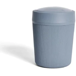 Gifi Nettoyage Et Entretien|Poubelle de salle de bain grise ou beige Ø18,5xH25cm