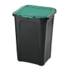 Gifi Nettoyage Et Entretien|Poubelle de tri couvercle vert 45L