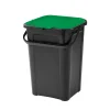Gifi Nettoyage Et Entretien|Poubelle de tri couvercle vert 45L