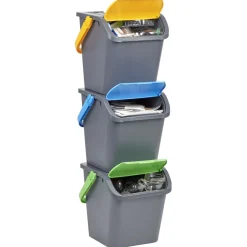 Gifi Nettoyage Et Entretien|Poubelle Ecoplast 35 L jaune