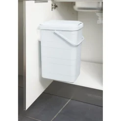 Gifi Nettoyage Et Entretien|Poubelle nomade de porte avec fixation à clip 14 L