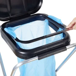 Gifi Nettoyage Et Entretien|Poubelle nomade métal repliable 50L à 130L