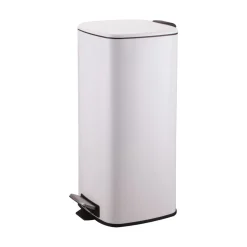 Gifi Nettoyage Et Entretien|Poubelle pédale blanche 30 L