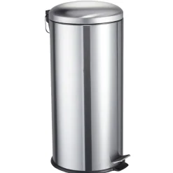 Gifi Nettoyage Et Entretien|Poubelle ronde à pédale en fer 30 L