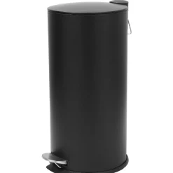 Gifi Nettoyage Et Entretien|Poubelle ronde à pédale noir 27 L