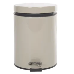 Gifi Nettoyage Et Entretien|Poubelle ronde beige 5 L