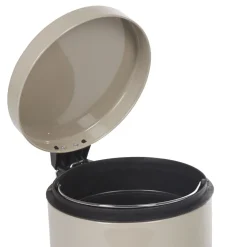 Gifi Nettoyage Et Entretien|Poubelle ronde beige 5 L