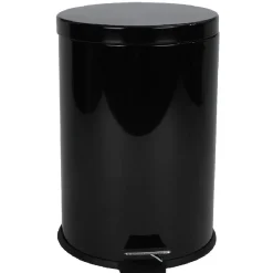 Gifi Nettoyage Et Entretien|Poubelle ronde pédale noir 20 L