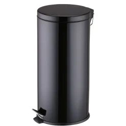 Gifi Nettoyage Et Entretien|Poubelle ronde pédale noir 30 L