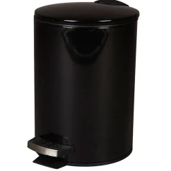 Gifi Nettoyage Et Entretien|Poubelle salle de bain 3 L noire