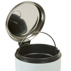 Gifi Nettoyage Et Entretien|Poubelle salle de bain bleu clair 3 L