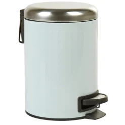 Gifi Nettoyage Et Entretien|Poubelle salle de bain bleu clair 3 L