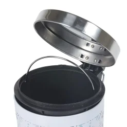 Gifi Nettoyage Et Entretien|Poubelle salle de bain blanche carreau de ciment