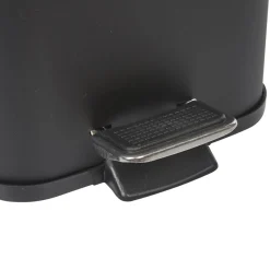 Gifi Nettoyage Et Entretien|Poubelle salle de bain carré noir 3 L