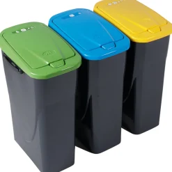 Gifi Nettoyage Et Entretien|Poubelle tri sélectif verte 25 L