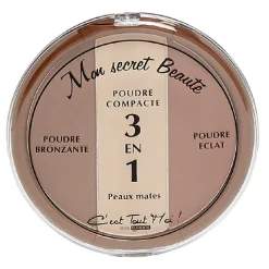Gifi Beauté^Poudrier 3 teintes secret de beauté