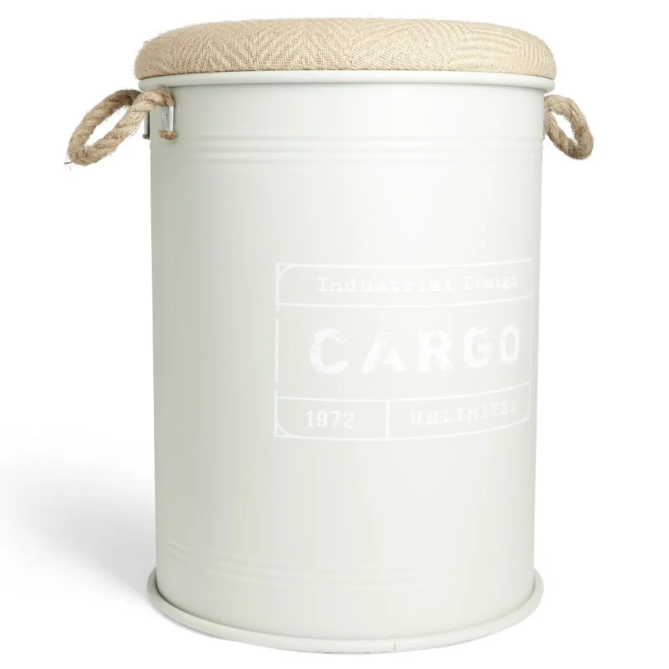 Gifi Rangement|Pouf coffre de rangement grand modèle Ø40xH54,5cm vert