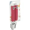 Gifi Presse ail inox rouge et gris