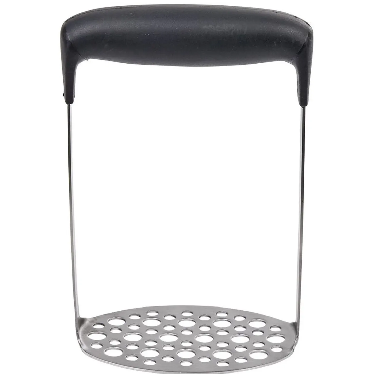 Gifi Presse purée en inox et silicone noir