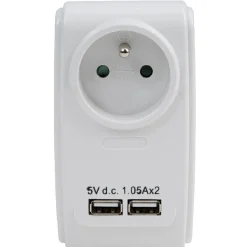 Gifi Accessoires Électriques^Prise chargeur 1x 230V et 2 ports USB