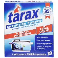 Gifi Nettoyage Et Entretien|Produit Tarax pour traitement fosse 6 mois de protection