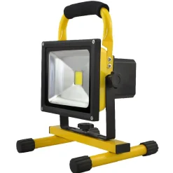 Gifi Eclairage Extérieur^Projecteur LED sans fil rechargeable noir et jaune