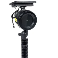 Gifi Eclairage Extérieur^Projecteur led solaire laser fixe motif pois rouge