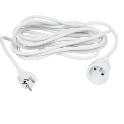 Gifi Accessoires Électriques^Prolongateur blanc L. 5 m