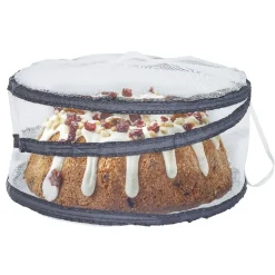 Gifi Protège plat rétractable filet tissu x2 - polyester Ø30xH14cm