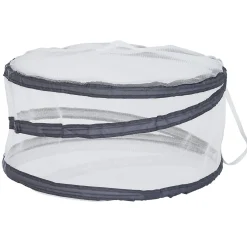 Gifi Protège plat rétractable filet tissu x2 - polyester Ø30xH14cm