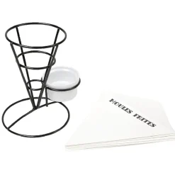 Gifi Présentoir frites et 6 papiers