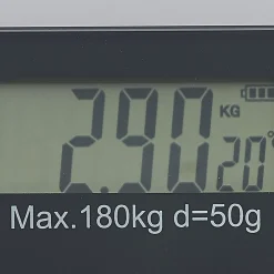 Gifi Bien-Être^Pèse personne numérique noir écran LCD 180 kg