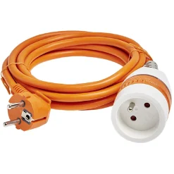 Gifi Accessoires Électriques^Rallonge 3 m interrupteur switch orange