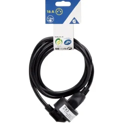 Gifi Accessoires Électriques^Rallonge électrique 16A 1,5m noir