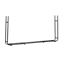 Gifi Chauffage^Range bûche extensible acier noir