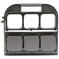 Gifi Range bouteille pliable gris 6 emplacements