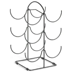 Gifi Range bouteille vertical 6 emplacements métal 19x25xH40cm