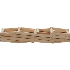 Gifi Range bouteilles en pin naturel