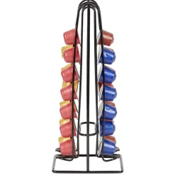 Gifi Range capsules de café en métal noir