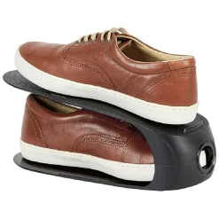 Gifi Rangement|Range chaussure empilable noir x3