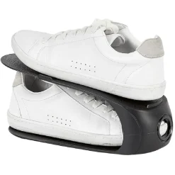 Gifi Rangement|Range chaussure empilable noir x3